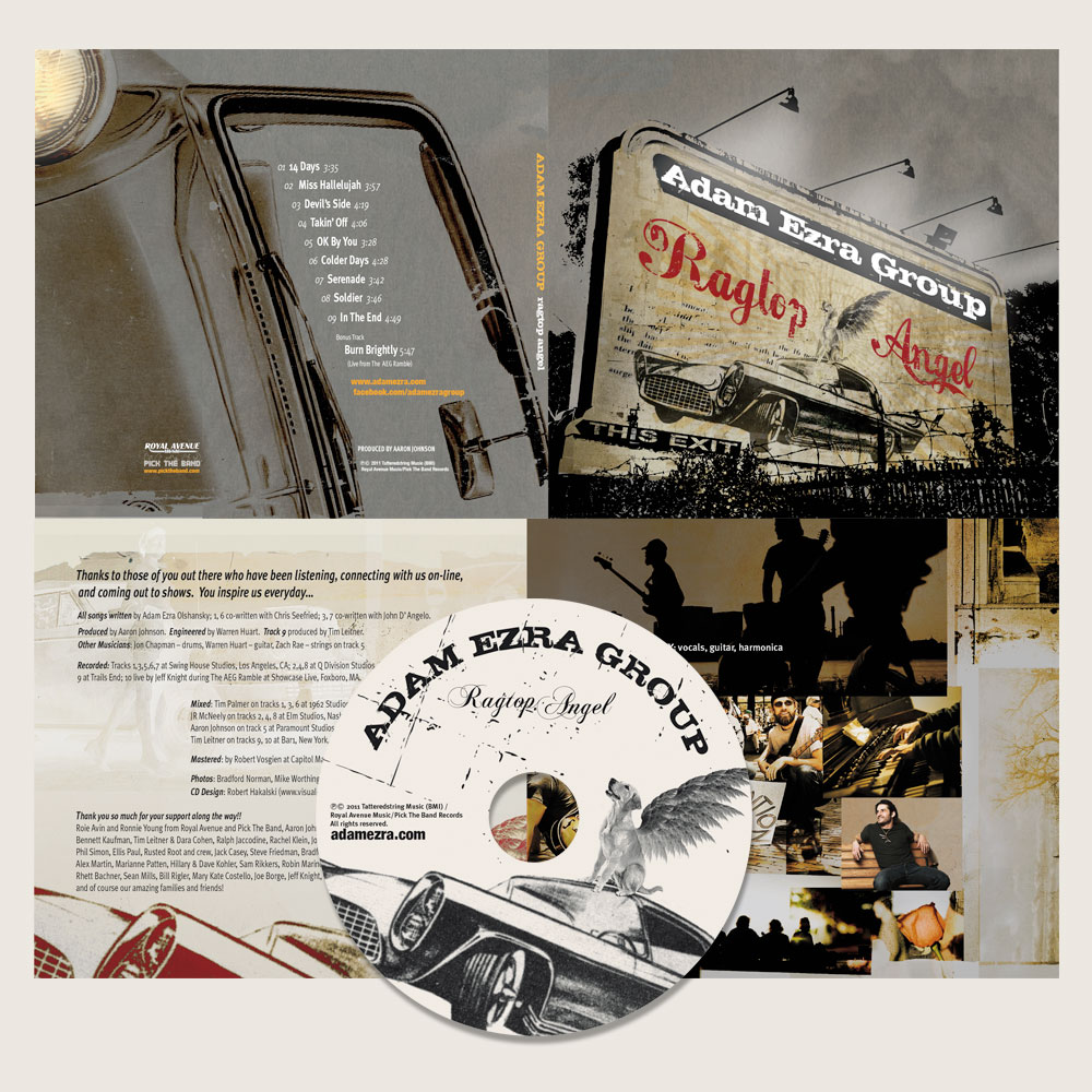 ADAM EZRA GROUP | RAGTOP ANGEL | SELF-RELEASED (CD)